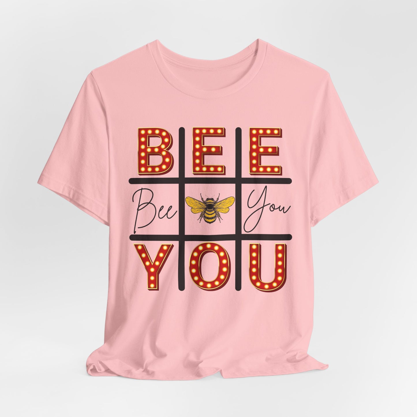 Bee You Marquee Tic-Tac-Toe Tee