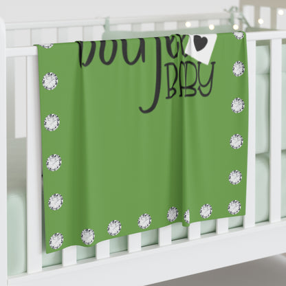Boujee Baby - Swaddle Blanket GREEN