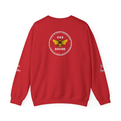 All That + Extra = Boujee - Heavy Blend™ Light Colors Crewneck Sweatshirt