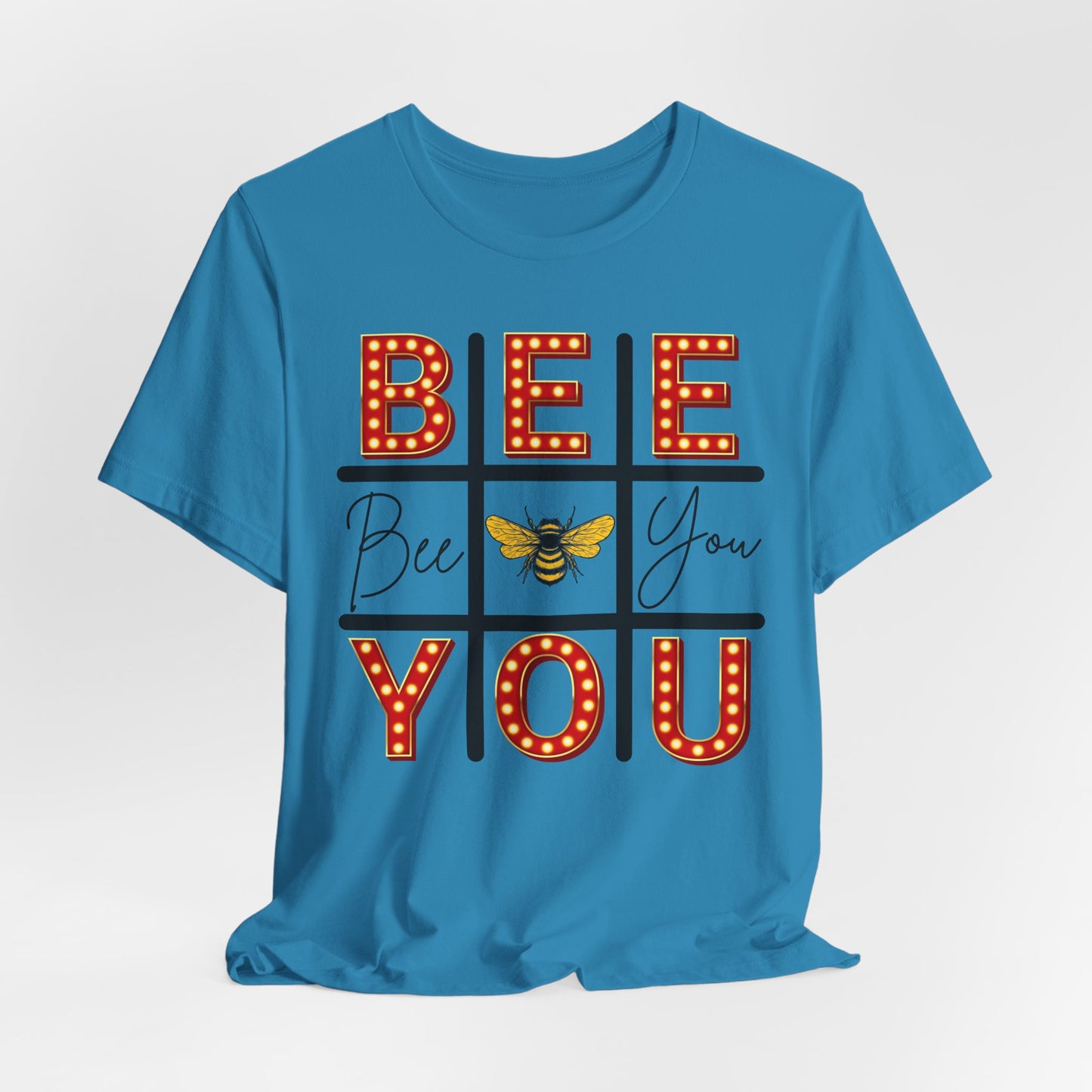 Bee You Marquee Tic-Tac-Toe Tee