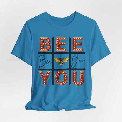 Bee You Marquee Tic-Tac-Toe Tee