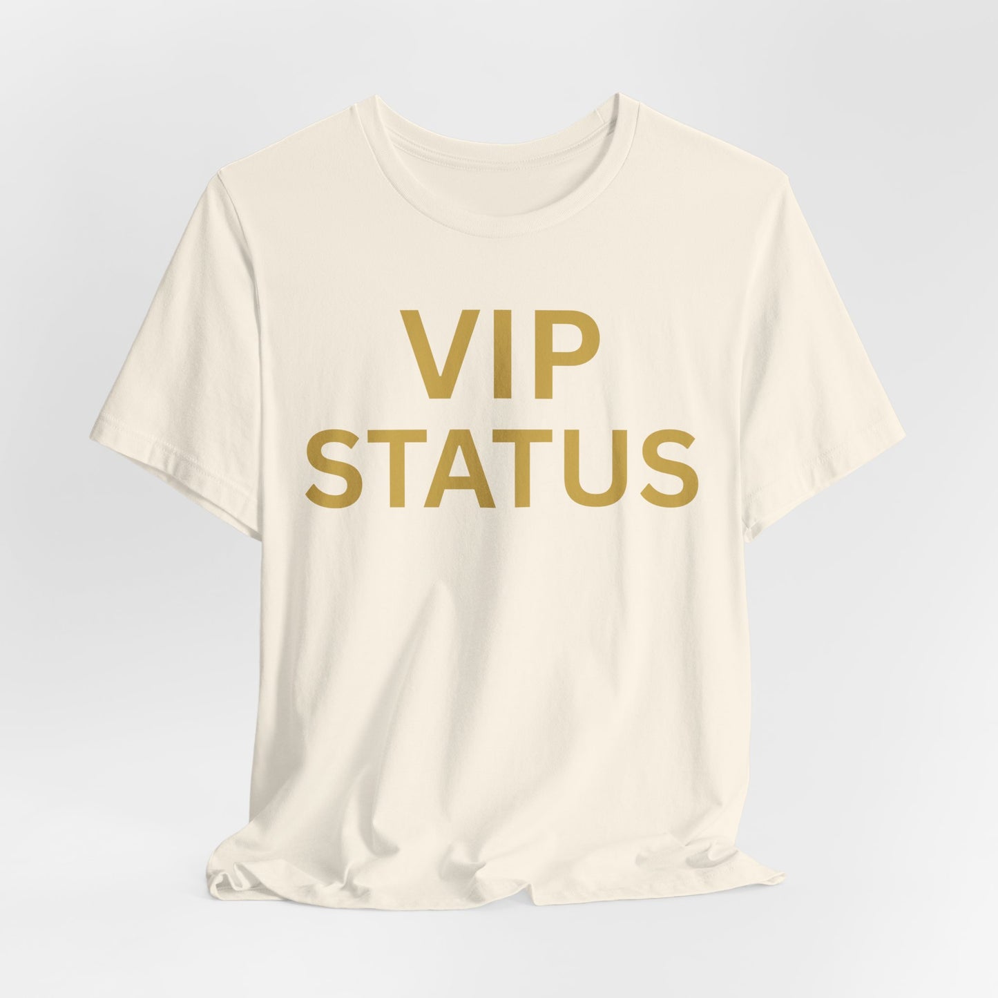 VIP STATUS Tee — Luxe Minimalist Statement