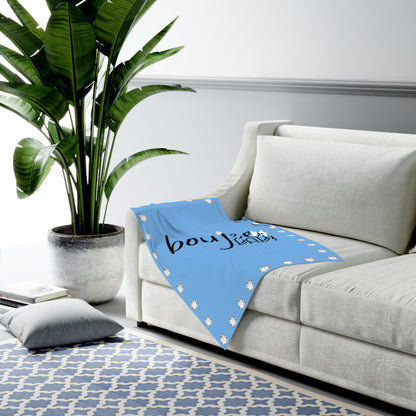 Boujee Baby - Swaddle Blanket BLUE