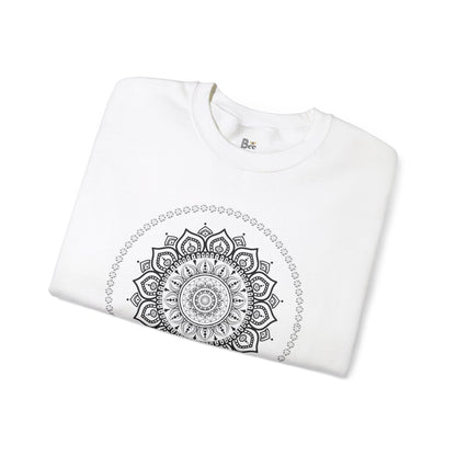 Boujee Black Burst - Heavy Blend™ Light Colors Crewneck Sweatshirt