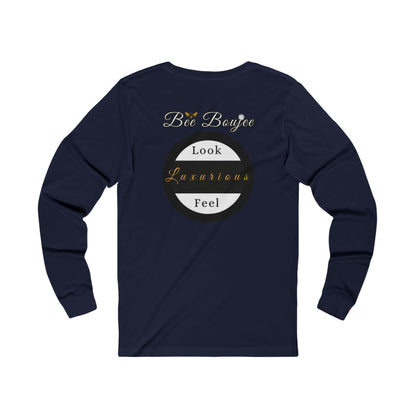 Halloween Booo in Boooujee - Jersey Long Sleeve Tee FAIR SKIN TONE