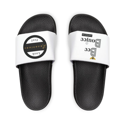 Bee Boujee - WHITE Women's Removable-Strap Sandals