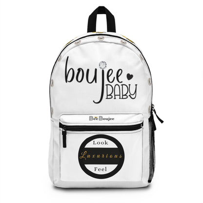 Boujee Baby PEARLS - Backpack WHITE