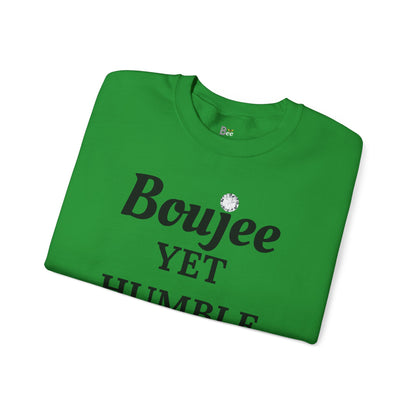 Boujee Yet Humble & Basic - Heavy Blend™ Light Colors Crewneck Sweatshirt