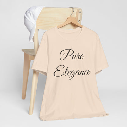 Pure Elegance Scripted Jersey Tee