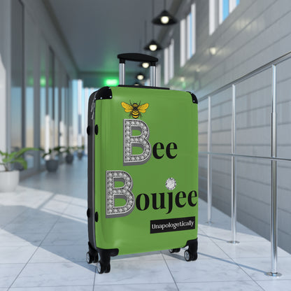 Bee Boujee Luggage - GREEN
