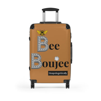 Bee Boujee Luggage - LIGHT BROWN
