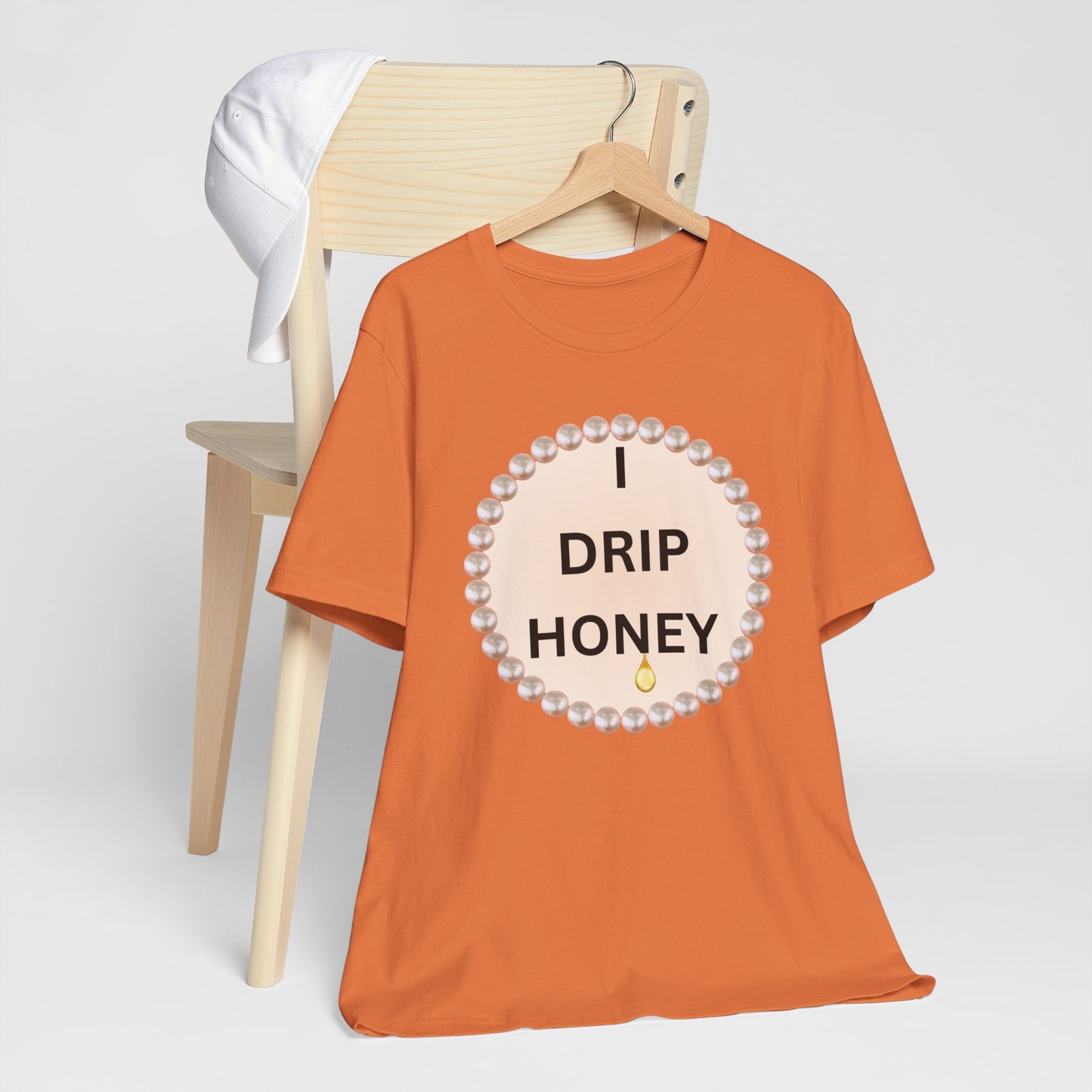 I Drip Honey Pearl-Framed Luxe Tee