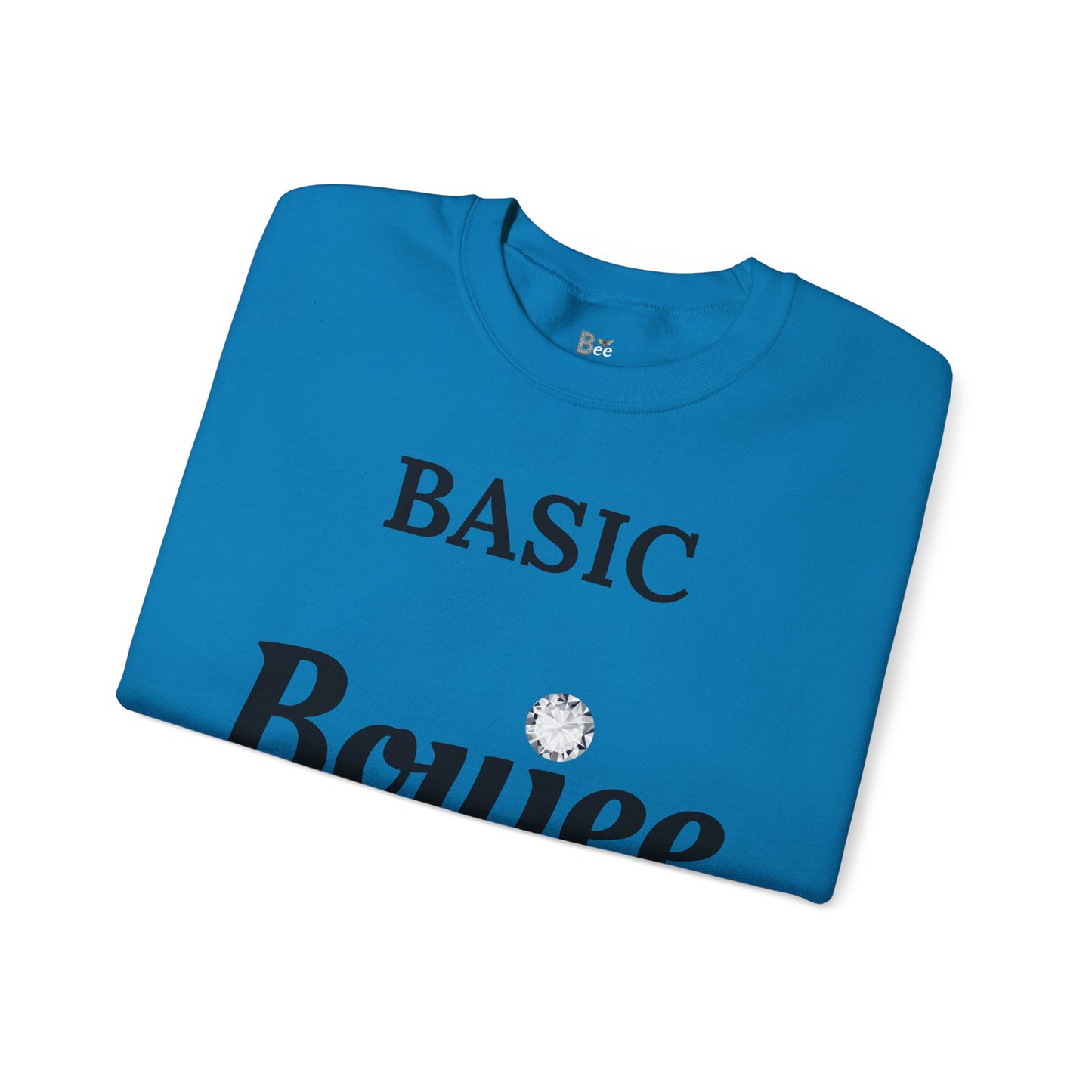 Basic Boujee Blessed - Heavy Blend™ Light Colors Crewneck Sweatshirt