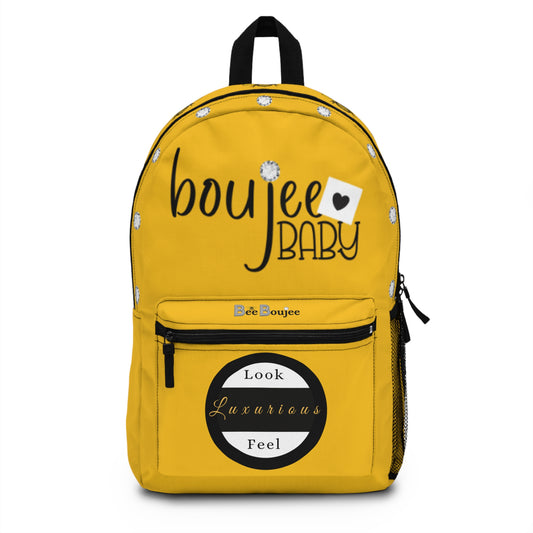 Boujee Baby DIAMONDS - Backpack YELLOW