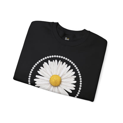 Boujee Daisy - Heavy Blend™ Dark Colors Crewneck Sweatshirt