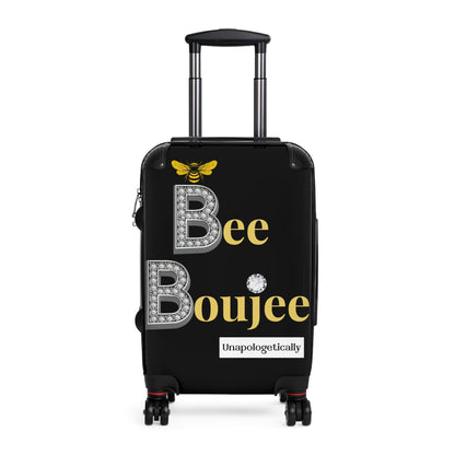 Bee Boujee Luggage - BLACK