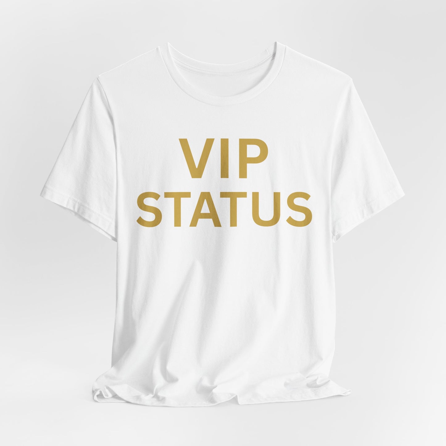 VIP STATUS Tee — Luxe Minimalist Statement