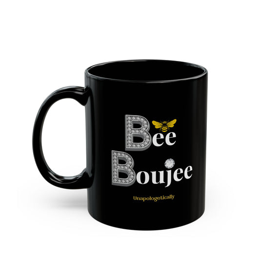 Bee Boujee - Mug BLACK 11oz