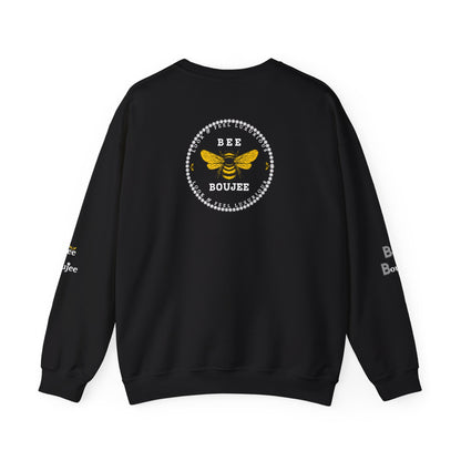 All That + Extra = Boujee - Heavy Blend™ Dark Colors Crewneck Sweatshirt