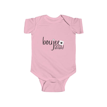Boujee Baby -  Infant Fine Jersey Bodysuit Short Sleeve