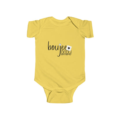 Boujee Baby -  Infant Fine Jersey Bodysuit Short Sleeve