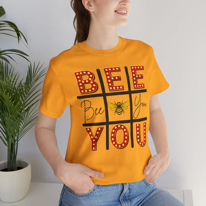 Bee You Marquee Tic-Tac-Toe Tee