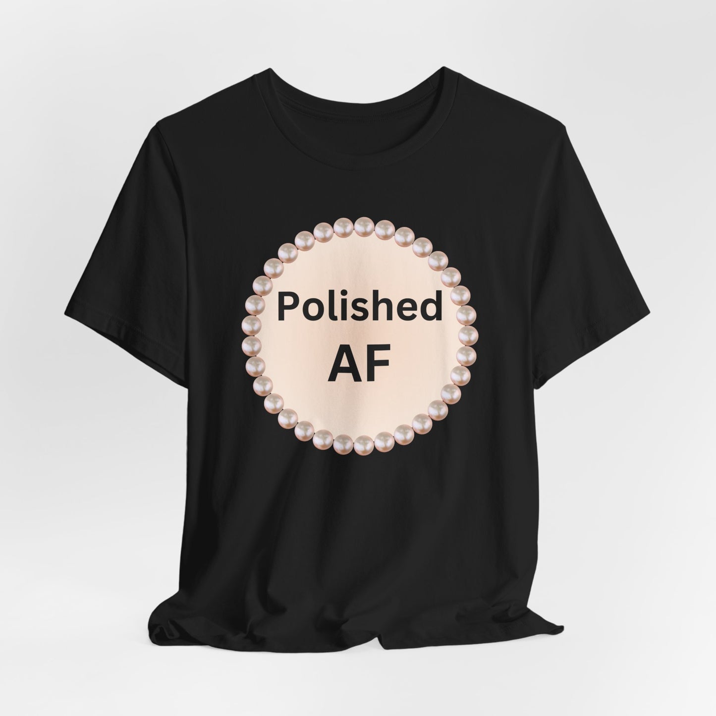 Polished AF Pearl-Framed Statement Tee
