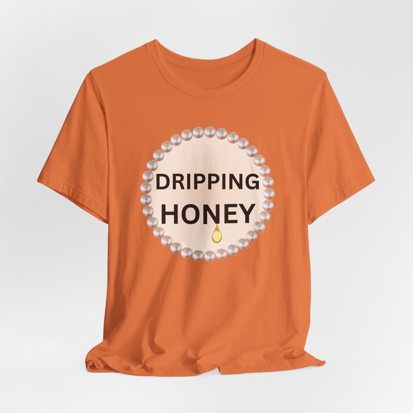 Dripping Honey Pearl-Framed Luxe Tee