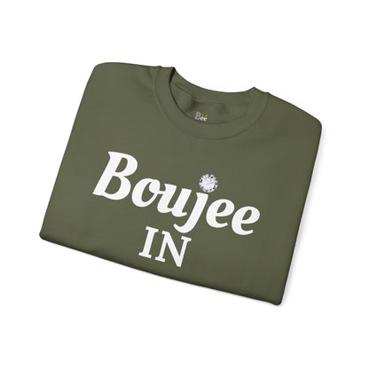 Boujee In My Benz - Heavy Blend™ Dark Colors Crewneck Sweatshirt