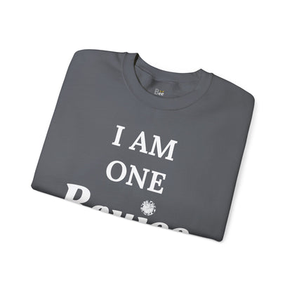 I Am One Boujee Bitch - Heavy Blend™ Dark Colors Crewneck Sweatshirt