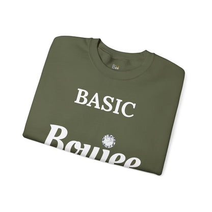 Basic Boujee Blessed - Heavy Blend™ Dark Colors Crewneck Sweatshirt