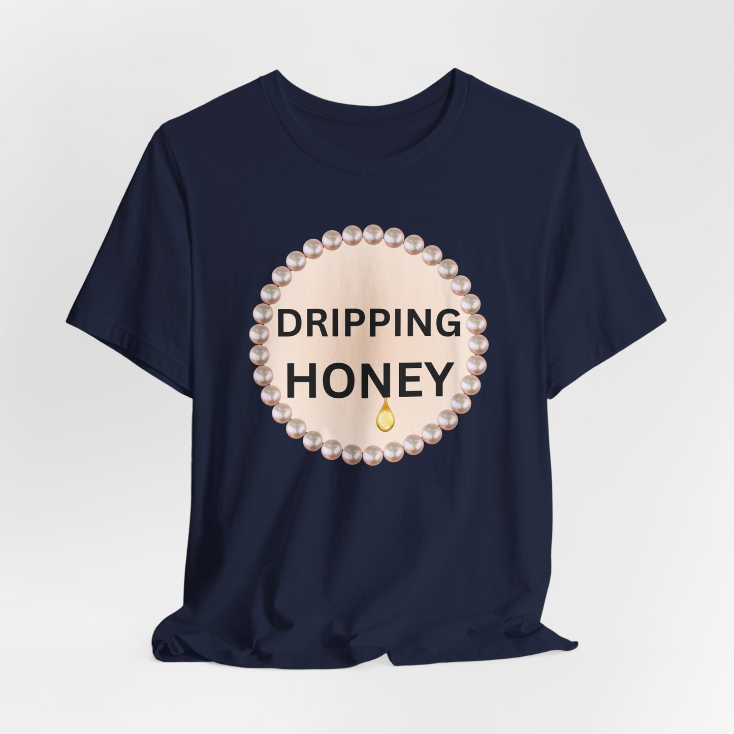 Dripping Honey Pearl-Framed Luxe Tee