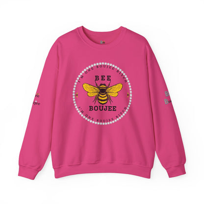 I'm One Boujee Bitch - Heavy Blend™ Light Colors Crewneck Sweatshirt