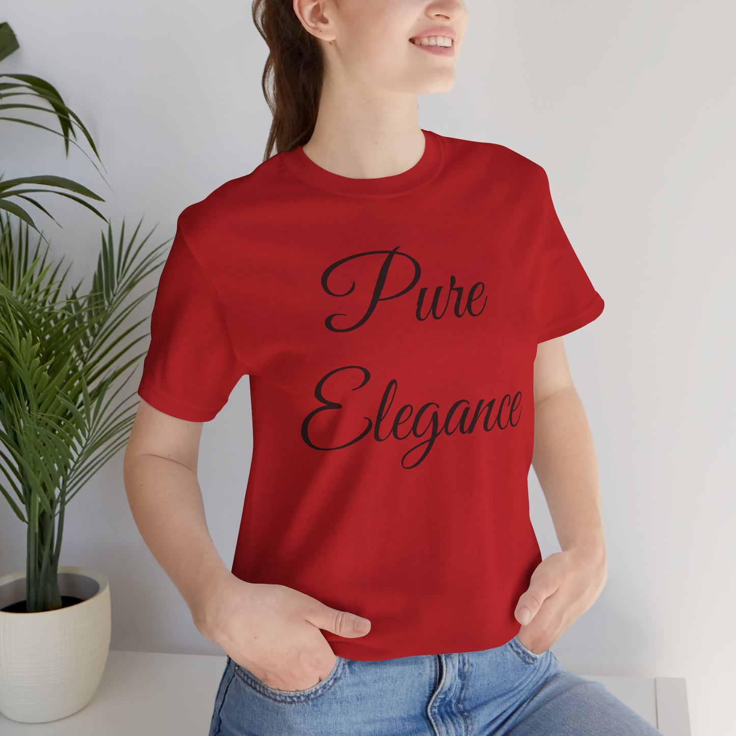 Pure Elegance Scripted Jersey Tee