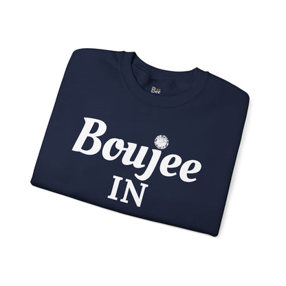 Boujee In My Benz - Heavy Blend™ Dark Colors Crewneck Sweatshirt