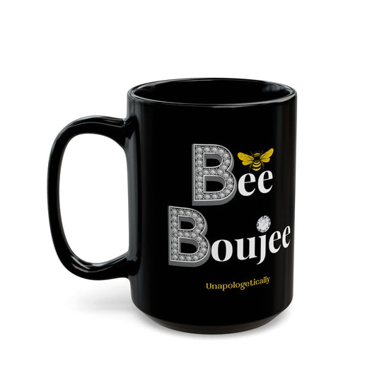 Bee Boujee - Mug BLACK 15oz