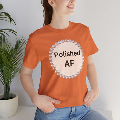 Polished AF Pearl-Framed Statement Tee
