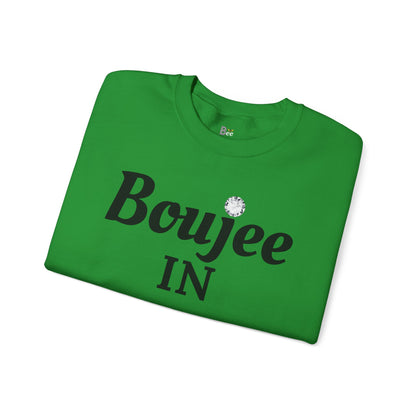 Boujee In My Benz - Heavy Blend™ Light Colors Crewneck Sweatshirt