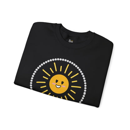 Boujee Golden Sunshine - Heavy Blend™ Dark Colors Crewneck Sweatshirt