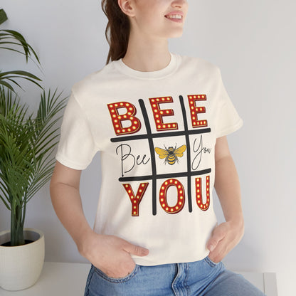 Bee You Marquee Tic-Tac-Toe Tee