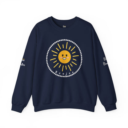 Boujee Golden Sunshine - Heavy Blend™ Dark Colors Crewneck Sweatshirt