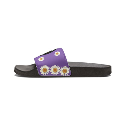 Bee Boujee - LIGHT PURPLE Flowers Women's Removable-Strap Sandals