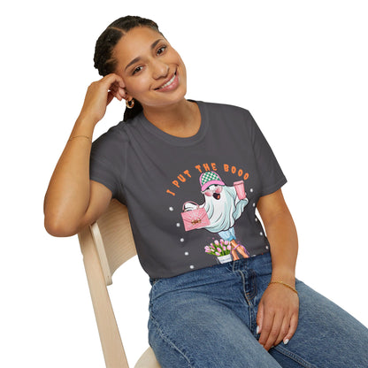 Halloween Booo in Boooujee - Softstyle T-Shirt FAIR SKIN TONE