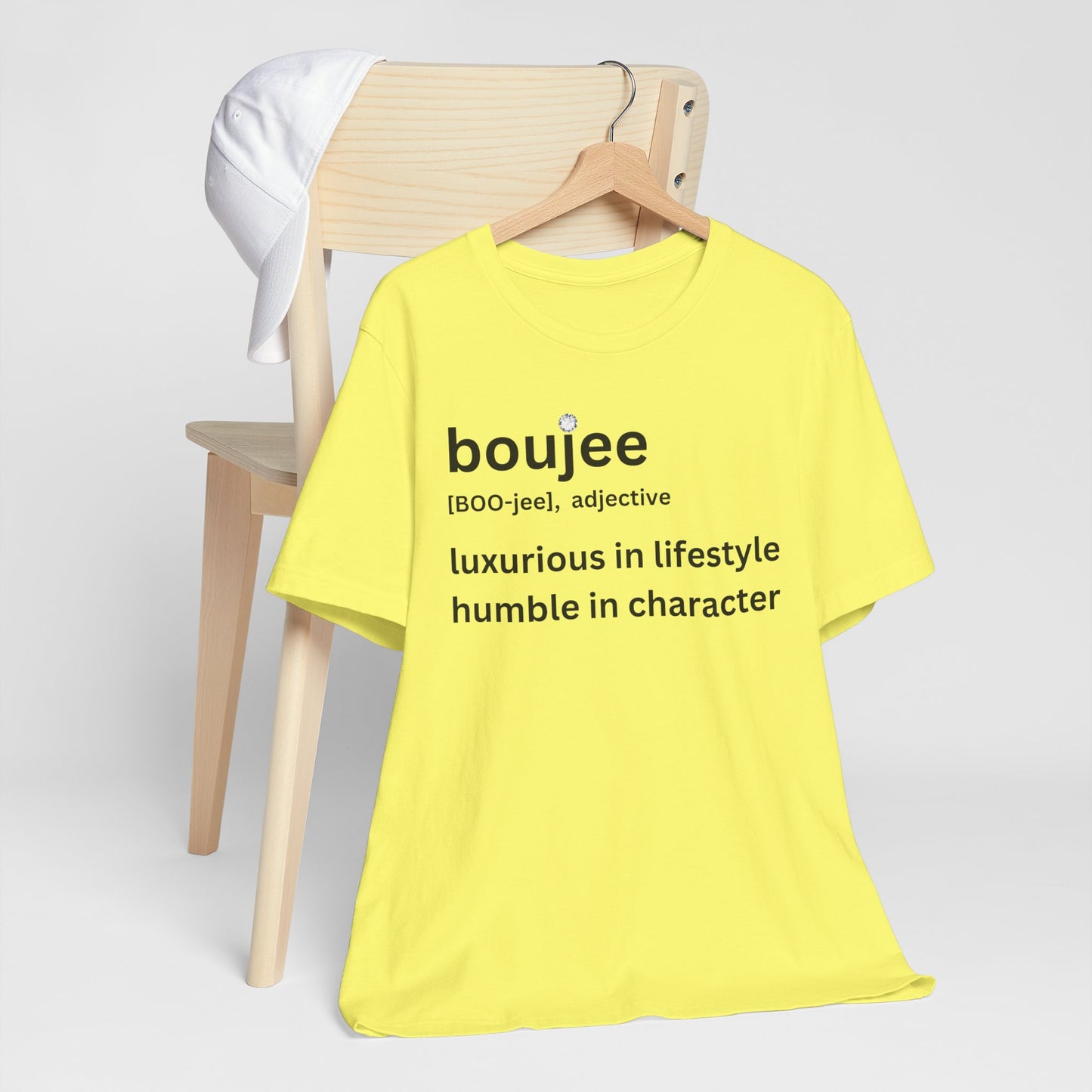 Boujee (adjective) Tee — Luxurious in Lifestyle, Humble in Character