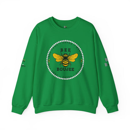 All That + Extra = Boujee - Heavy Blend™ Light Colors Crewneck Sweatshirt