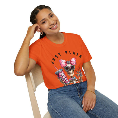 Halloween Just Plain Boujee - Softstyle T-Shirt