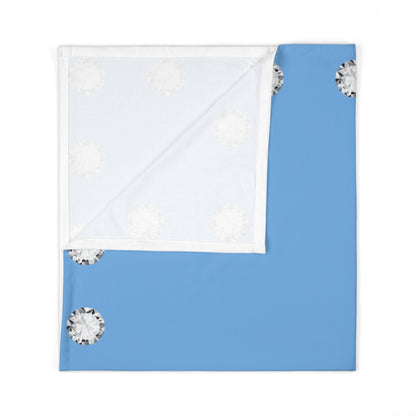Boujee Baby - Swaddle Blanket BLUE