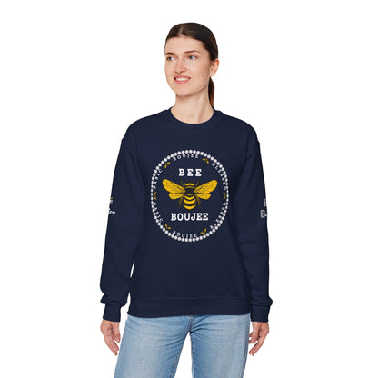 Basic Boujee Blessed - Heavy Blend™ Dark Colors Crewneck Sweatshirt