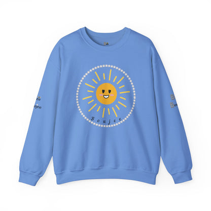 Boujee Golden Sunshine - Heavy Blend™ Light Colors Crewneck Sweatshirt
