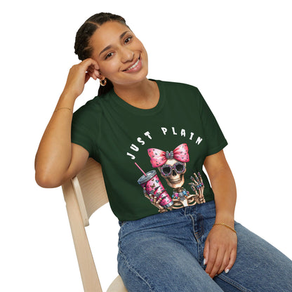 Halloween Just Plain Boujee - Softstyle T-Shirt